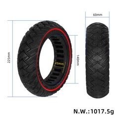 US 9.5 inch Rubber Solid Tire for NIU KQI3 Electric Scooter E-bike Upgrade Parts