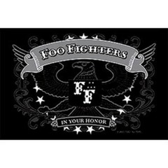 Foo Fighters – Sticker – Eagle Honor Logo [4.5 x 3 inches] – Licensed New