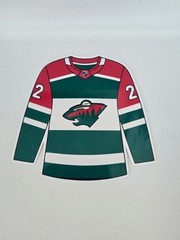 NHL Hockey Jersey Die Cut Stickers