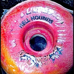 Vintage Spitfire Hell Hounds 63mm Multi Color Skateboard Wheels Made In The USA