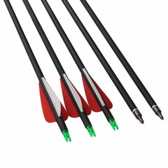 12Pcs 28/30 Carbon Arrows 7.8mm for Compound Recurve Bow Target Hunting Shooting