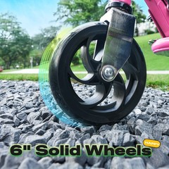 Zupapa Kids E-Scooter, Seat, 60Min, 10MPH, 155LBS
