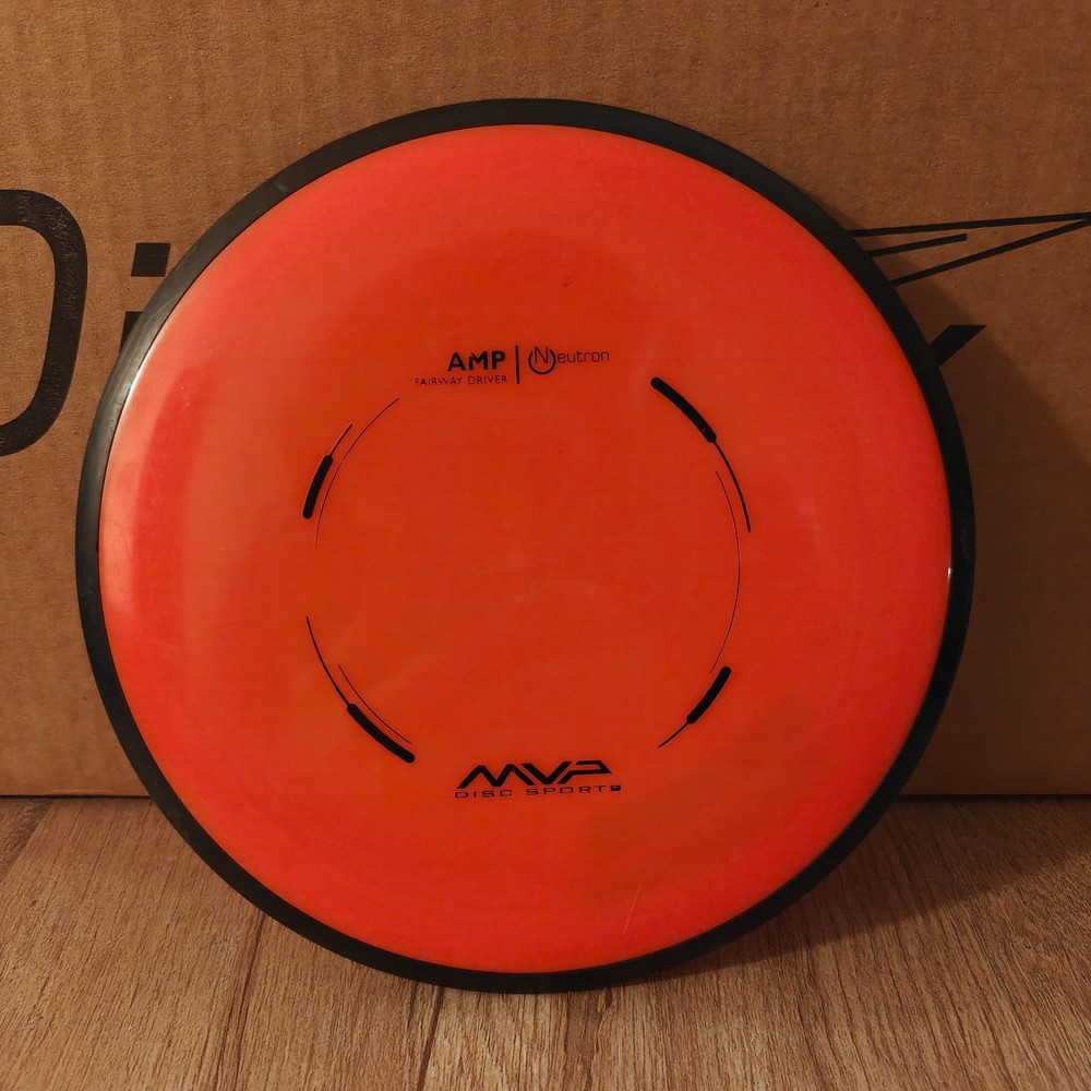 USED Patent Pending MVP Discs ORANGE Neutron Amp 177 grams weighed