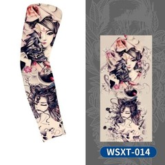 1Pc Seamless Koi Tattoo Arm Sleeve Cooling UV Sun Protection for Sports