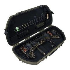SKB Hard Protective Storage Case, Archery Bow & Arrow iSeries Shaped Case, Green