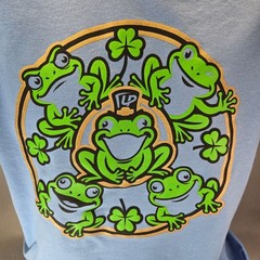 UnderPar Soft Blend Cotton T-Shirt ‘St Froggy’