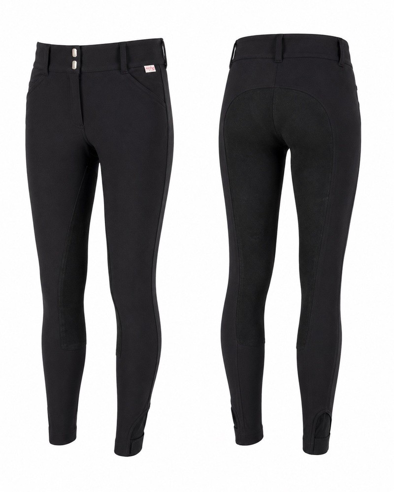 Tailored Sportsman Black English Riding Breeches Full Seat Hunter Jump USA 34×27