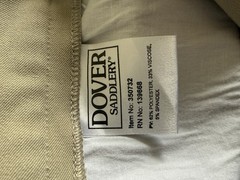 Dover Saddlery Wellesley Competition Riding Pants 30/10 Breeches Knee Patches