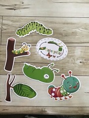 CATERPILLAR Bugs KIDS Stickers Vinyl Waterproof PVC Luggage Laptop Decals Lot