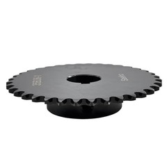 #35 Roller Chain Sprocket Type B 1 inch Bore 36 Tooth, Hardened Antirust 1045
