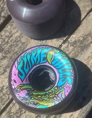 Santa Cruz Slime Balls Gooberz 60mm 95a Black Skateboard Wheels