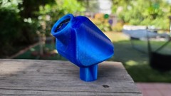 PAINTBALLDNA MICRO GEOFF BOX 17RD PAINTBALL LOADER HOPPER PUMP NEW T-BLUE