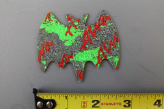 ALVA Skateboards Green Red Gothic Bat Dogtown Z2 Skateboarding Rip Grip STICKER