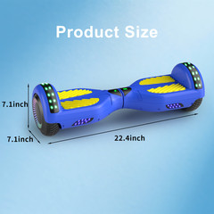 Commugo Hoverboard Electric Bluetooth Speaker LED Self-Balancing Scooter UL 2272