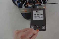 Climb X Red Point Strap Rock Climbing Shoes US 12.5 EU 46.5 Blue Gray Black