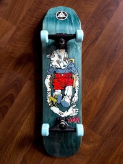 Welcome Skateboards Teddy Nora Vasconcellos Teal Factory Assembled