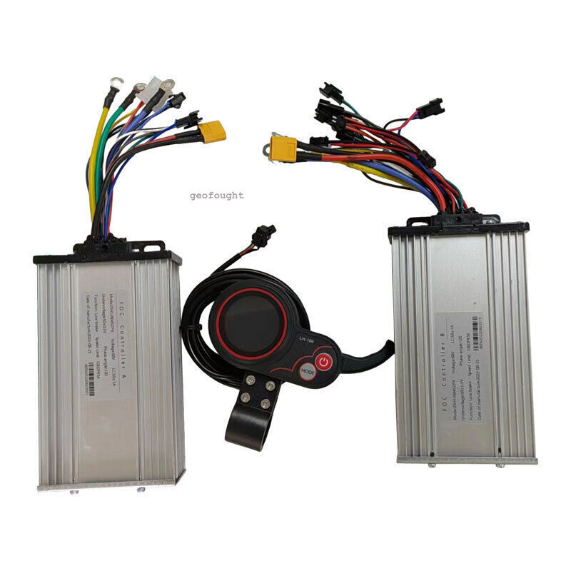 FOC JB 12mosfets 60V 45A/60V 50A Scooter Controller with Finger Throttle Display