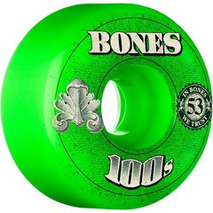Powell Peralta BONES 100s V4 OG FORMULA Skateboard Wheels 53mm 100a MULTICOLOR