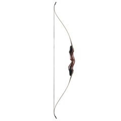 60″ Takedown Recurve Bow Left Hand 25-50lbs Wooden Riser Bow Outdoor Shooting