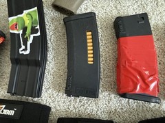 Elite Force CQC M4 Airsoft AEG 6MM Brown Huge Lot And More