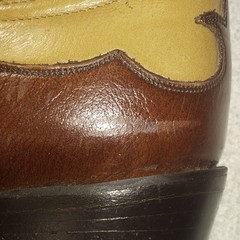 Dan Post DP 2147 J Men’s Western Boots 13 EW Leather Upper Brown Tan Mexico