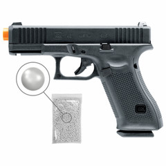 Umarex Glock 45 Blowback Green Gas Airsoft Pistol with Pack of 1000x BBs Bundle
