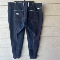 Piper by SmartPak Equestrian Horse Navy Blue Riding Pants Womens SZ 46 Reg