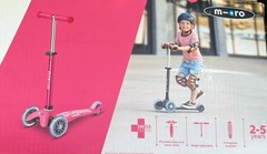 Micro Mini Deluxe Scooter Swiss-Designed, Pink Ages 2-5 NEW
