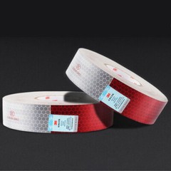 5cm*30.5cm Super Reflective Tape Car/Truck Night Warning Sign Sticker Red White