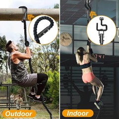 Climbing Rope 1.5 Inch Diameter 10/15 / 20/30 Feet Length Gym Climbing Rope for