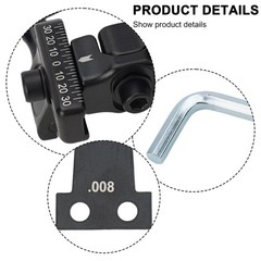 Strong Arrow Rest Rest Steel Plate 7*6.5*1.8cm 86.2g Aluminum Alloy Black