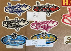 Surfing Local Motion Hawaiian Style Creations Proud Stickers Lot Of 17