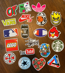 Skateboard Stickers Lots of 20 plus 2 Vans Off the Wall
