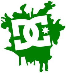 DC SHOE CO vinyl sticker decal skateboarding snowboarding