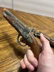 Vintage Pair Of 2 Hubley Flintlock Jr Cap Gun Pistol Bakelite