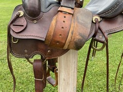 17″ ROCKING R Haflinger Trail Ranch Saddle~X-WIDE Tree~FJORD~GYPSY~Draft Cross