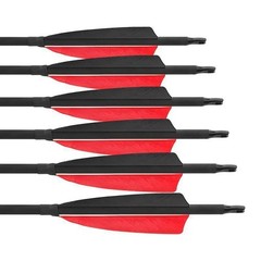 Archery 30″ Carbon Arrows Turkey Feather 48pcs Compound Recurve Bow Shot Quiver