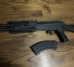 ORANGE TIP Airsoft CYMA Standard Full Metal AK47 AEG, 430 FPS