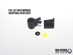 Daisy Red Ryder/ Buck 105 Peep Sight Set – Elevation and Windage Adjustable