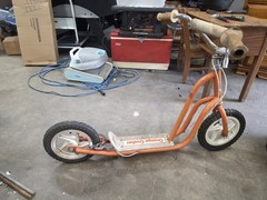1980’s Orange Crush Kick Scooter Crusher