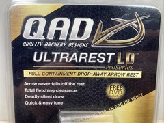 QAD Ultrarest LD Pro Series Full Containment Arrow Rest – Black – Left Hand Only