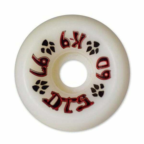 Dogtown K-9 80’s Skateboard Wheels 60mm x 97a – White (Set of 4)