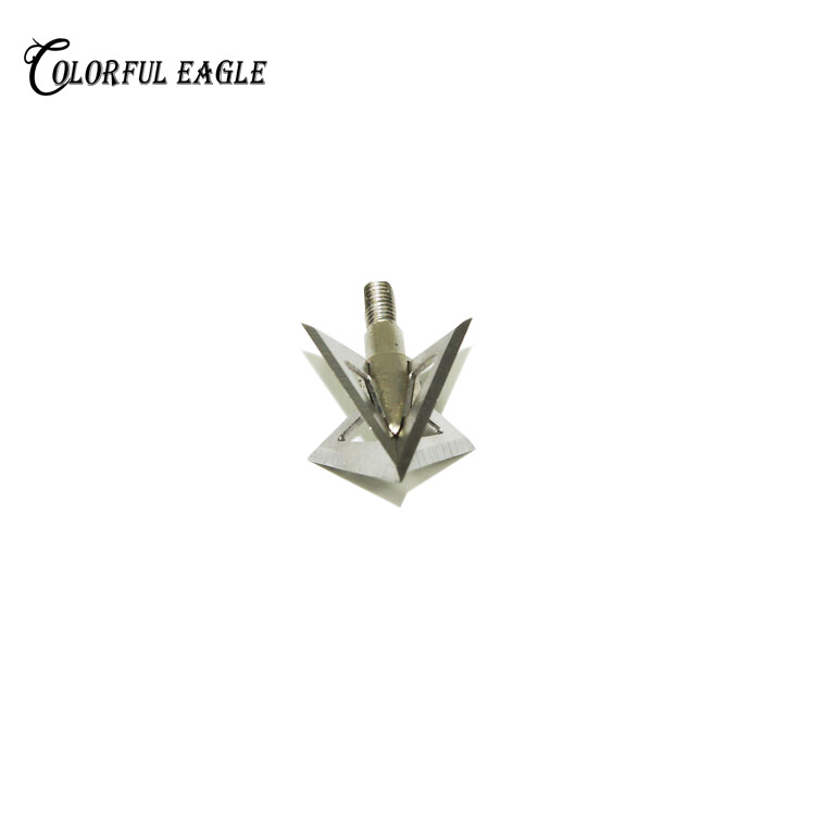 6/12pcs Stainless Steel Archery Arrows Broadheads ArrowHeads Hunting Points