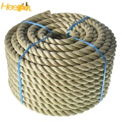 3/4 Inch × 100 Feet 3 Strand Twisted Rope PP Manila Rope Wear Resistant