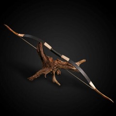 50# Archery Traditional Recurve Bow Handmade Mongolian Horsebow Shooting Hunting