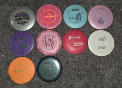 Mixed Brands 50 Disc Golf Discs Mixed Lot, Multicolor, Assorted Colors