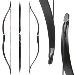 51″ Traditional Recurve Bow 20-50lbs Longbow Riding Horsebow Archery Hunting