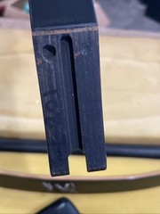 VTG Fred Bear A‑Mag Takedown Riser (16”) + #2 Limbs 65# – Bear T/D Bow – AM0 60″