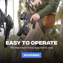 BALLISTA BAT Compound Crossbow with T-Buttstock Fast 330fps Powerful 130lbs