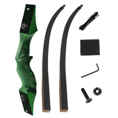 Archery Hunting Left Hand 60in 30-60lbs Handmade Takedown Recurve Bows Wooden
